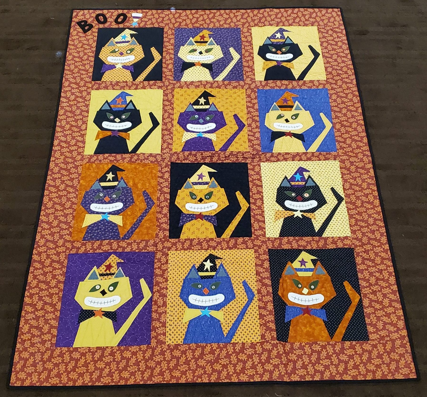 Scardey Cats Quilt